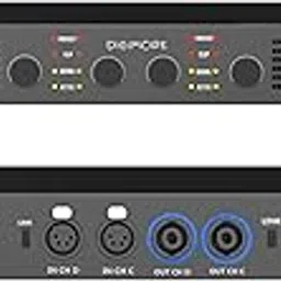 DIGIMORE 2000W Class-D Amplifier | 4 Channel Amplifier | 500W x 4 Channel at 4Ohms | 350W x 4 Channel at 8 Ohms | Class-D | Protect & Clip | Live Events, Shows, DJ (D-20A)-image-4