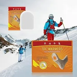 Heiter Disposable Toe Warmers with Adhesive | Air Activated, Odorless, Safe & Ultra Thin Foot Warmers | Up to 8 Hours Heat | Winter Outdoor Skiing, Hiking, Camping & Sports (1 Pair, 7.5x9cm)-image-78