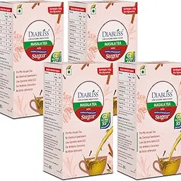 Diabliss Herbal Masala Tea – 10g Sachet Box | Combo Pack of 4 | Low-GI Sugar | Spiced Tea Blend-picture-26