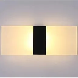 Radiant Decor 15W Rectangular LED Wall Lamp | Warm White Acrylic Light for Living Room, Bedroom & Hallway | Modern Decorative Wall Lighting (Pack of 1)-image-95
