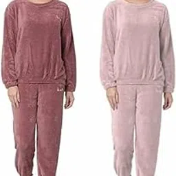 us reload Combo Pack of 2 Women's Winter Nightsuits Full Sleeve Top and Pajama Set Regular-Fit Cozy Sleepwear Warm Lounge wear for Cold Weather Comfortable Pajama Set-picture-55