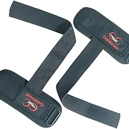 Goldcrest 117 Gym Support Weight Lifting Strap Neoprene Padded Free Size Black-picture-34
