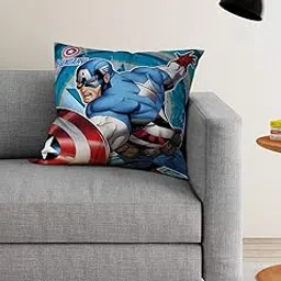 Athom Living Marvel Captain America Cushion Cover 40x40 cm-picture-29