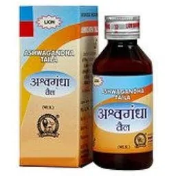 Lion Ashwagandha Tail (100ml) - 100% Pure Ayurvedic Massage Oil for Muscle & Joint Pain Relief - Natural Stress Relief & Rejuvenation Therapy - Cold Pressed Herbal Oil for Relaxation & Strength ((PACK OF 1))-picture-30