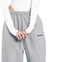 bonkers corner Grey Melange Loose Fit Joggers-picture-39