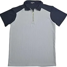 london hills Polo t Shirt for Man Colorblock with Zipper Tshirt Men Collar Tshirt-picture-35