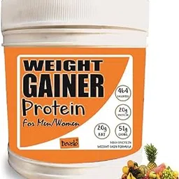 Develo Weight & Mass Gainer Protein Powder for Men & Women - 500g Mixed Fruit Flavour-picture-19