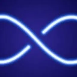SG Print Infinity Neon Sign/Light Neon Led Light, Decorative Light for Room, Glass Tube Lights Sign for Bedroom, Party and Bar (12X6) Blue-picture-14