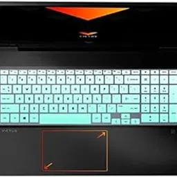 Premium Silicone Skin Keyboard Cover Protector Compatible for HP Victus 15.6 inch FHD Gaming Laptop (Model-2022) 15-FB and 15-FA Series -GR. Mint-picture-16