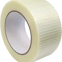 Cross Filament Tape - 2"(48mm) x 50 Meters in Length [ Pack of 1 Roll ] Strong tape Ideal for Packing Heavy Items, DIY Lithium Battery pack makers, Durable in Nature.-picture-21