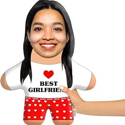 Thunder Buddies Best Girlfriend Face Pillow Mini Me - Personalized Home Decor, Unique, Custom Decorative Signage-picture-40