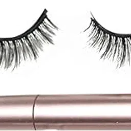 Buddy Jelly Trends Luxury Reusable Magnetic Eyelashes Set, Best for Beginers, Korean Synthetic Fiber Silk material, 1 Pair Eyelashes + 1 Magnetic Eyeliner-picture-50