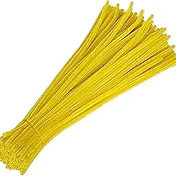Craft Pipe Cleaner 12 inch Yellow Color for Hobby Crafts, Scrapbooking, DIY Accessory (Pack of 100 Pcs)-image-85