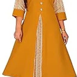 Women's Printed Cotton Blend Anarkali Kurtis-picture-53