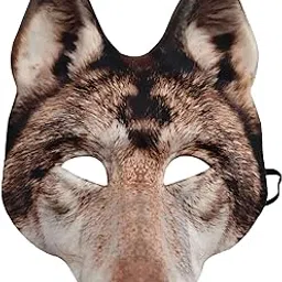 calandis Wolf Head Mask For Fancy Dress Party Party Spoofs Brown | Masks & Eye Masks | Accessories | Costumes, Reenactment, Theater | Clothing, Shoes & Accessories-picture-31
