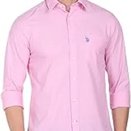 u.s. polo assn. Men's Cotton Regular Fit Shirt image 1