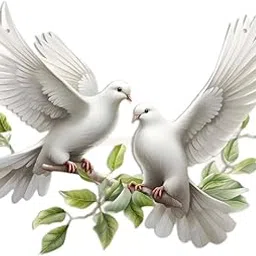 ATORSE White Dove Metal Wall Decor Hanging Bird Sculpture for Office Home Classroom|Home & Garden|Home Dacor|Figurines-image-10