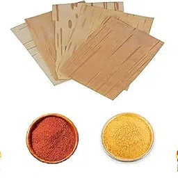 Original Bhojpatra Betula utilis Tree bark, 11 Sheet Bhoj Patra with Yellow & Red Ashtgandh Chandan Powder and Anar Kalam/Pen for Pooja Havan Mantra Writing-picture-11