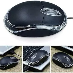 NKL® Wired Mouse with RGB Lighting - Sleek Design, USB Connectivity | 1000 DPI Optical Sensor | Plug and Play | Compatible with PC and Laptop_M84-image-97
