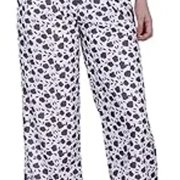 zhan're Women's Night Wear Pyjama | Black Woven Fabric | Comfortable & Relaxed Fit | Soft & Breathable Sleepwear Bottoms | Stylish Nightwear Pyjamas for Women | Perfect Loungewear - XXL-picture-11