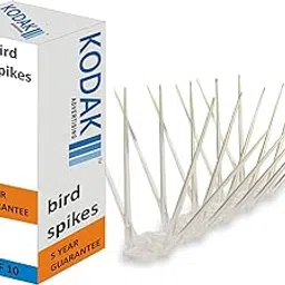 Pigeon Control Spikes, Bird Spikes, Polycarbonate Spikes for Signage/Glow-Sign Board, Building, Hospitals, Hotel, School, Bank, Office, Apartment, etc. (Transparent, 10)-image-18