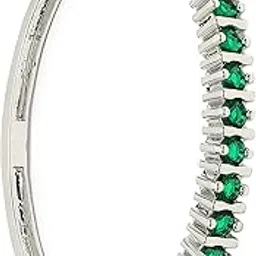 zeneme Rhodium Plated Bracelet Silver Plated Contemporary American Diamond Brass Kada Style Openable Bracelet For Women & Gift For Girls-picture-32