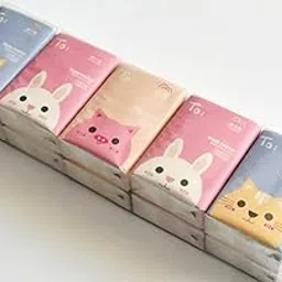 DC DECORIO® Tissue Papers (3 Ply, 8 Pulls Per Pack) | Pack of 10 | 100% Skin-safe Sleek Papers for Bathroom, Bedroom, Office | Car Tissue Pocket (BROWN)-picture-42