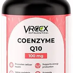 VREEX Coenzyme Q10 (CoQ10) 100 mg with Piperine, Supports Heart Health, Boost Energy Production and Antioxidant Protection (60 Capsules)-image-26