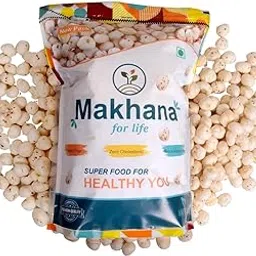 Phool Makhana 250gm | Fox Nuts | 100% Natural & Crunchy | Raw Plain Foxnuts Makhana | Ready to Eat Healthy Gorgon Nuts | Antioxidant, Rich in Calcium, Protein, Fiber 250gm (Five + (16mm-18mm Size)) मखाना Prickly Water Lily-picture-19