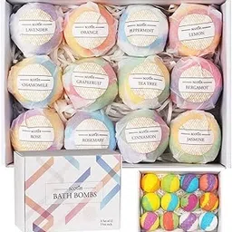 Enakshi® 12 Pieces Women Scented Bubble Bath Salt Essential Balls Set Kit 70g|Health & Beauty | Bath & Body | Bath Bombs & Fizzies-image-3