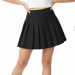 khalak Short Skirt for Women|Pleated Mini Skirt|Tennis Skater-picture-66