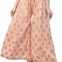 trend level Women Foil Print Embellished Flared Rayon Palazzo-picture-19