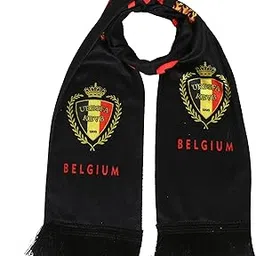 wmx KD Soccer Winter Muffler Belgium Football Scarf Country World Cup Fans Soccer Scarves velvet Fur Premium Fabric-picture-31
