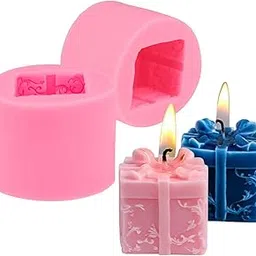 Radiance Store Candle Molds, 2 Pcs 3D Gift Box DIY Silicone Mould for Christmas Decoration Handmade Craft Birthday Gift Home Decoration-image-22