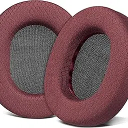 SOULWIT Earpads Replacement for SteelSeries Arctis 1/3/5/Arctis 7/7+/7P/7P+/7X/7X+/9/9X/Pro/Prime(Do Not Fit Any Arctis Nova) Headset, Ear Pads Cushions with High-Density Foam (Arctis MF Burgundy)-image-22