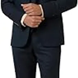 Men's Polyester Blend Three Piece Suit-Dress Set-image-37