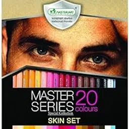 Masterart Master Art Multicolor Colored Skin Ton Pencil Soft Core, Coloring Pencils Count 20 Color Set Core For Adult Coloring Books, Doodling, Sketching, Drawing, Art Supplies Made In Thailand-picture-67