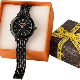 Women's Classic Gold-Tone Analog Watch with Roman Numerals-image-8