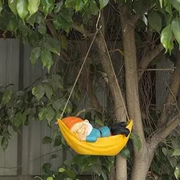 Wonderland (Yellow Gnome Hanging Decor, Balcony Decoration, Home Decor, Balcony Decoration-picture-25