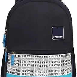 priority 19 Inch PU College Backpack For Boys & Girls | Casual Backpack For Men & Women | Office Backpack For Unisex (Navy Blue |Large) - INV23597-picture-10