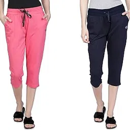 club a9 Womens Pure Cotton Solid Capri-picture-17