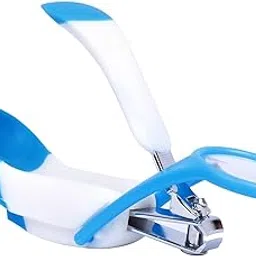 Baby Nail Clipper Nail Cutter for Infants New Born Toddlers with Magnifying Glass (blue)-picture-14