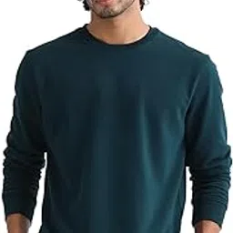 feel good dorex Gazelle Active Feel Good Men's Full Sleeve Round Neck Fleece Sweatshirt%-picture-33