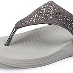 trase Stylish Slip-on Slippers For Women Casual Sandals Stylish Footwear Soft And Comfortable Ladies Flat Girls Chappal Office Wear Daily Use (45038)-picture-5