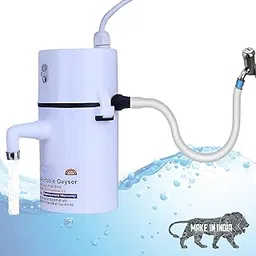 DRUMSTONE ( 10+7 Years Warranty ) Electric Water Heater Portable | Compact Instant Geyser with LED Indicator & Detachable Tap | Energy-Efficient for Kitchen, Bathroom & Travel-𝐌𝐔𝐋𝐓𝐈𝐂𝐎𝐋𝐎𝐑-image-96