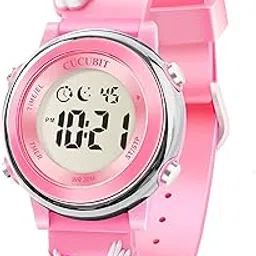 Kids Potty Training Timer Music Water Resistant Watch, Pink-picture-13