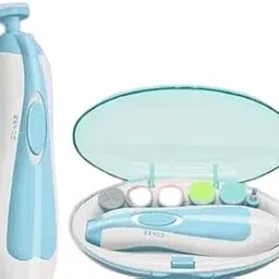 Trusted New Baby Nail File Electric || Baby Nail Trimmer with 6 Grinding Heads Safe for Newborn Baby Baby Nail Clippers with Light || Electric Baby Nail Trimmer(Multicolor) Nil Exporttanza-P5157-picture-46