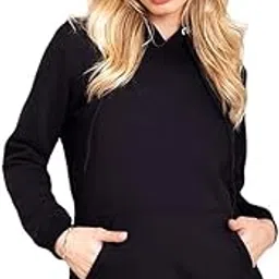 revexo Women's Fleece Hooded Hoodie.-picture-11