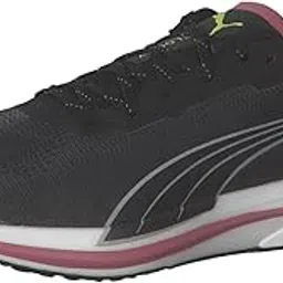 puma Womens Velocity Nitro WTR WNS Black-Silver-Yellow Glow Running Shoe - 4.5 UK (19529601)-picture-40
