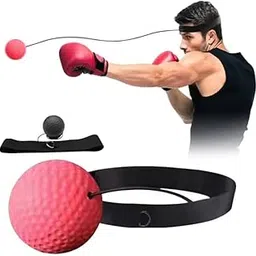 Leosportz Reflex Ball for Beginners - MMA Boxing Reflex Ball for Reaction | Reaction Ball for Kids and Adults Soft (Beginner Red)-image-41